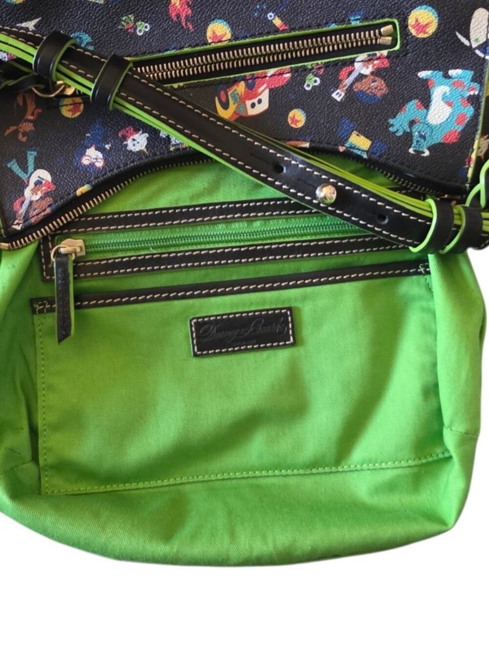 Dooney & Bourke Disney Pixar Hobo Bag Toy Story Monsters Inc Shoulder Purse - Picture 8 of 16